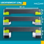 Body & Mind Aerobic Steppbrett mit 3 Höhenstufen – Gelenkschonendes Fitness-Training für Zuhause – Bild 6