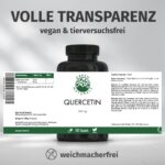 GREEN NATURALS Quercetin Kapseln 500 mg – 180 Stück Vorratspackung aus Sophora japonica – Bild 6