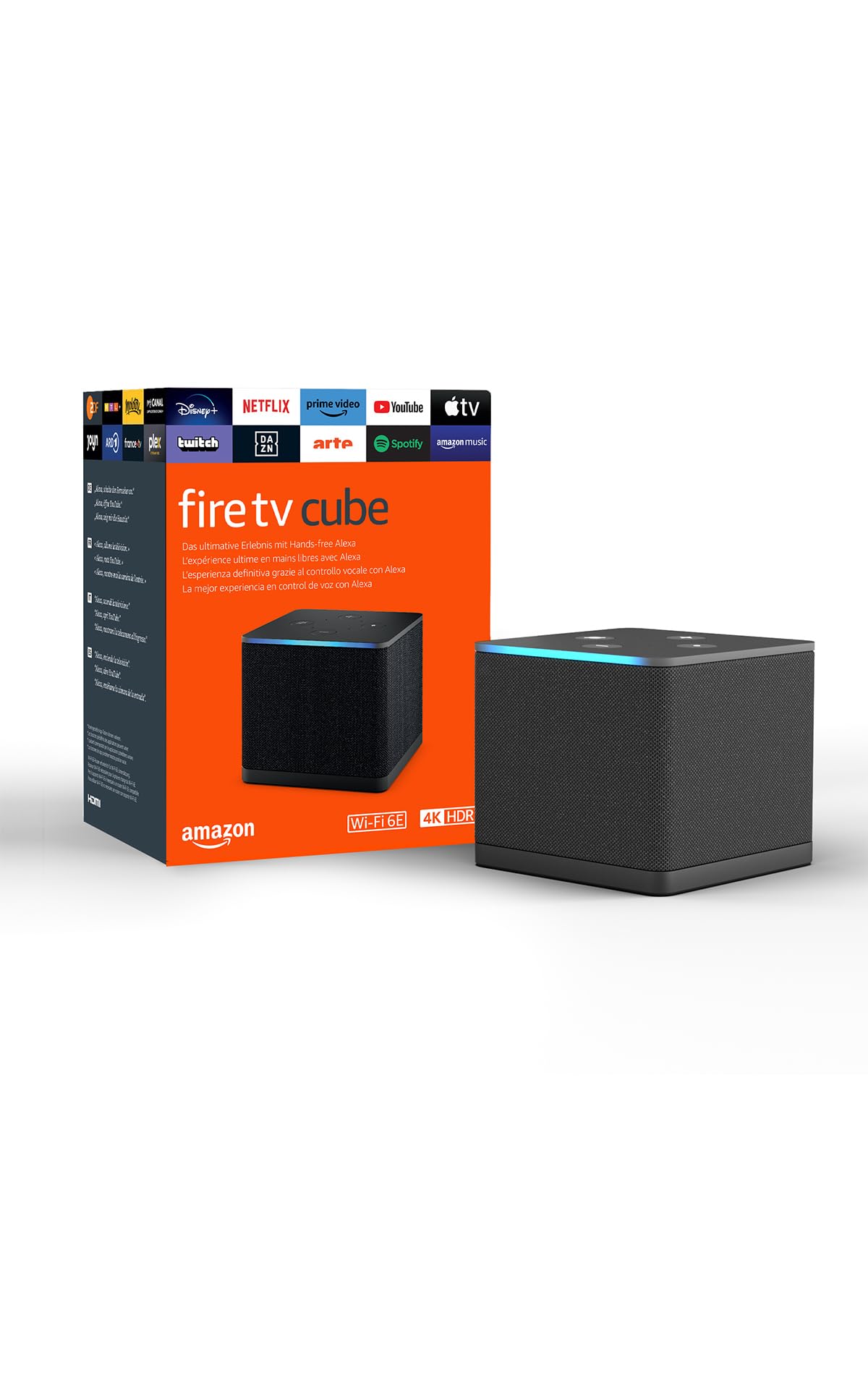 61Bxc21xzZL._SY1920_.jpg Amazon Fire TV Cube – 4K Streaming-Mediaplayer mit Alexa-Sprachsteuerung & Wi-Fi 6E – Bild 1