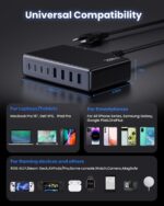 200W USB-C Ladegerät 8-in-1 mit GaN III – 65W Laptop-Schnellladung für MacBook & iPhone – Bild 6