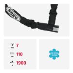ABUS Steel-O-Chain 880/110 Kettenschloss – Sicherheitslevel 8 für Fahrräder – Bild 2