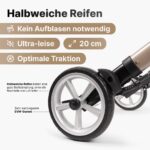 Parvum SuperLight Rollator 5,1 kg – ultraleichter Aluminium-Gehhilfe mit Sitz & Bremse – Bild 5