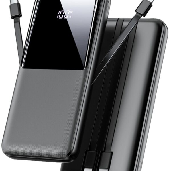 CFIAI Power Bank 26800mAh mit 22,5W Schnellladung – 4-in-1 Ladegerät für iPhone & Android
