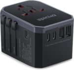 EPICKA Universalreiseadapter TA-105C – 6-in-1 Weltadapter mit 3 USB-C & 2 USB-A