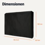Amazon Basics Wasserdichte Outdoor-TV-Abdeckung für 52–55 Zoll – Komplettschutz für Flachbildfernseher – Bild 2