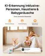 Anona Pano 4K UHD Innenüberwachungskamera – 360° Auto-Tracking, Wi-Fi 6, KI-Erkennung – Bild 3