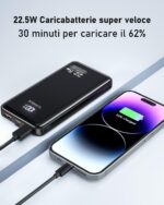 TUXINSUN Power Bank 20000 mAh – 22.5W Schnellladen mit PD3.0 & QC4.0 – Bild 2