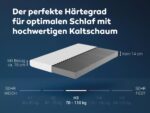 Betten-ABC KSP-500 Kaltschaummatratze 140x200 cm (H3) – 7-Zonen Matratze mit Oeko-TEX Zertifikat – Bild 3