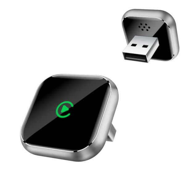 QINOJA Wireless CarPlay Adapter – Kabelloses CarPlay für iPhone in Gold