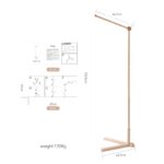 Promise Babe Holz Baby Mobile Halterung – FSC-zertifiziert, drehbar & höhenverstellbar – Bild 2