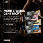 Weider 60% Proteinriegel 24er Pack Salted Peanut-Caramel – 27g Protein pro Riegel – Bild 2