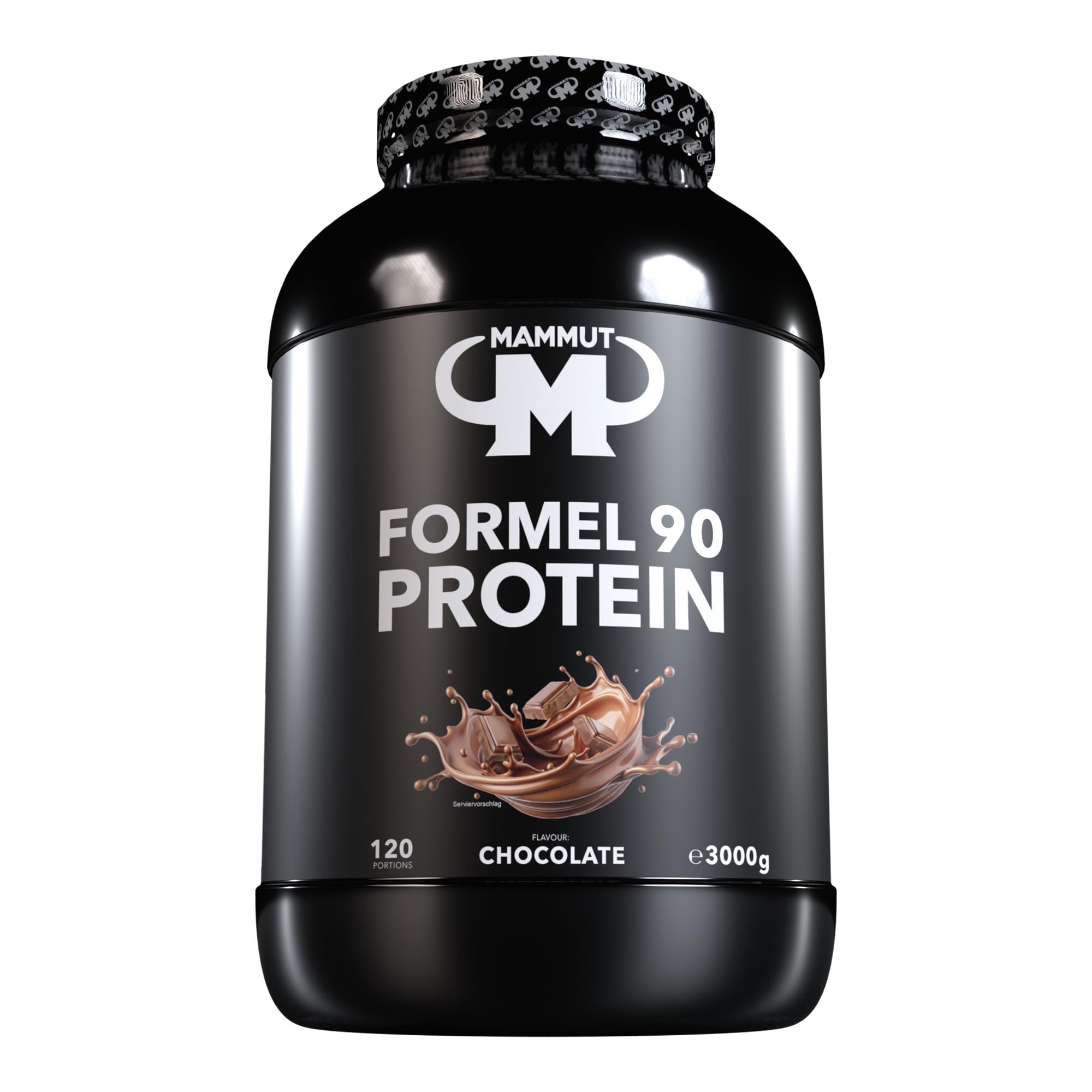 61DnPWzrryL._SY2000_.jpg Mammut Nutrition Formel 90 Proteinpulver Schoko 3kg – 77% Protein mit 4 Komponenten – Bild 1