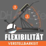 DH FitLife 5in1 Rückenstrecker – Multifunktionale Hyperextension Bank bis 150 kg – Bild 2