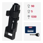 ABUS Bordo 6000K Faltschloss mit XPlus Zylinder & SH-Halter – Sicherheitslevel 10 – Bild 3
