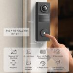Tapo D205 Akku-Videotürklingel – 2K Weitwinkel mit KI-Personenerkennung & Zwei-Wege-Audio – Bild 3