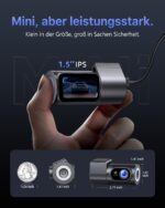 CIEVIE 4K Dashcam mit 360° Drehfunktion, 1,5" IPS Display & 5G WLAN – Frontkamera – Bild 2