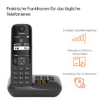 Gigaset AS690A Duo – Schnurloses DECT-Telefon mit Anrufbeantworter & Anrufschutz – Bild 4