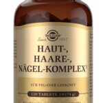 SOLGAR Haut-, Haare-, Nägel-Komplex mit OptiMSM® – 120 Tabletten Schönheit von innen