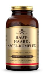 SOLGAR Haut-, Haare-, Nägel-Komplex mit OptiMSM® – 120 Tabletten Schönheit von innen