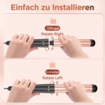 BESTOPE MIX Welleneisen Set 5 in 1 – Lockenstab mit 5 Aufsätzen & Schnellaufheizung – Bild 7