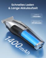 RENPHO Barttrimmer & Haarschneidemaschine mit LED-Display – Präzisionstrimmer für Herren – Bild 4