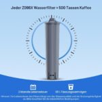 GLACIER FRESH Wasserfilter 6er Set – Kompatibel mit Jura E8, E6 Kaffeevollautomaten – Bild 8
