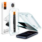 Spigen Glas.tR EZ Fit Privacy Schutzfolie für iPhone 17 Pro/17/16 Pro – 2er Set