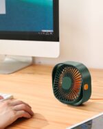 benpen USB Tischventilator mit 3 Geschwindigkeiten & 360° Kopf – Leiser Mini-Ventilator für Büro & Zuhause – Bild 7