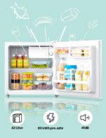 Comfee RCD50WH2(E) Mini Kühlschrank 43L mit Eisfach – Kompakt für Zimmer & Büro – Bild 3