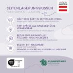 Träumeland Seitenlagerungskissen Design 2 – Stabiles Babykissen mit Baumwollbezug – Bild 4