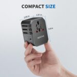 EPICKA Universalreiseadapter TA-105C – 6-in-1 Weltadapter mit 3 USB-C & 2 USB-A – Bild 6