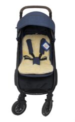 KIWA Merino Lammfell Einlage 75x38cm – Temperaturausgleichend für Kinderwagen & Babywiegen – Bild 6