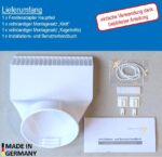 Klimaanlage Abluftschlauch Adapter – Universal Fensteradapter für mobile Klimageräte – Bild 4