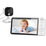 GHB Babyphone 5 Zoll HD mit Nachtsicht & 5000mAh Akku – Sichere Babyüberwachung