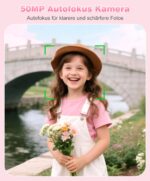 50MP Digitalkamera mit 1080P Video & 16X Zoom – Kompaktkamera für Kinder & Anfänger (Rosa) – Bild 3