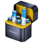 Dracutum AA Wiederaufladbare Lithium Akkus 8er Pack mit Type-C Ladegerät – 3600 mWh, 2000 Zyklen