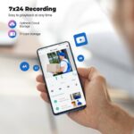 Codnida 2K WLAN Überwachungskamera Aussen – 360° PTZ mit Farblichtsicht & Auto-Tracking – Bild 6