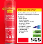 Prymos Feuerlöscher Spray 625ml – Universal Löschspray für Haushalt & Küche (5A/21B/15F) – Bild 3