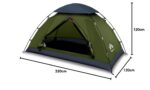 Night Cat 1-Personen Zelt wasserdicht – Leichtes Campingzelt für Wanderungen – Bild 3