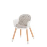 Kinderkraft SIENNA 2-in-1 Hochstuhl mit Holzbeinen – Kinderhochstuhl ab 6 Monate bis 4 Jahre – Bild 12