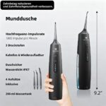 HUACO CARE 2-in-1 Mundhygiene-Set – Munddusche & Elektrische Zahnbürste mit 38.000 Vibrationen – Bild 3