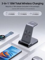 NeotrixQI 3-in-1 Wireless Charger für Samsung Galaxy – Induktive Ladestation für Smartphone, Watch & Buds – Bild 7