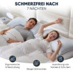 Schlummerglanz Memory Foam Nackenkissen 40x80 cm – Höhenverstellbar & Orthopädisch – Bild 2