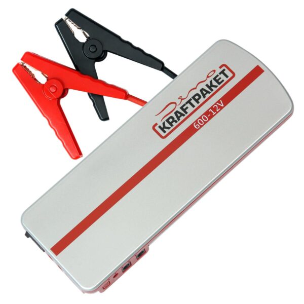 Dino KRAFTPAKET 12V-600A Starthilfegerät – Multifunktionale Powerbank für KFZ