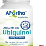 APOrtha Kaneka Ubiquinol CoQ10 100 mg – 60 vegetarische Kapseln mit patentiertem Rohstoff