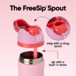 Owala FreeSip 710 ml Edelstahl-Trinkflasche – 24h Isolierung mit 2-in-1 TrinkSystem – Bild 2