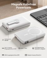 Eissix 12000mAh MagSafe Powerbank – Magnetisches Schnelllade-System mit 22.5W für iPhone – Bild 5