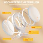 Auxmir Kosmetikspiegel 30X/1X mit LED-Beleuchtung – Dimmbar Schminkspiegel für Zuhause & Reisen – Bild 8