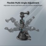 SMALLRIG Saugnapf-Halterung für Action-Kameras – Universal-Kamerahalter für Auto & Fenster – Bild 4