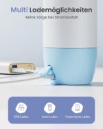 GROWNSY Tragbarer Flaschenwärmer 600ml – Schnellheizender Babyflaschenwärmer mit 10000mAh Akku – Bild 4